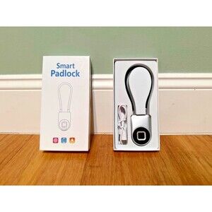 3.6" Long Shackle Small Keyless Biometric Waterproof Bluetooth Smart Padlock